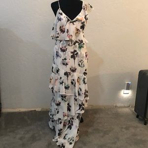 Monique Lhuillier floral dress 4